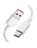 Cable USB Xiaomi 6A Type-A to Type-C/ USB Macho - USB Tipo-C Macho/ 1m/ Blanco