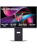 Monitor Gaming LG UltraGear 27G850A-B 27"/ 4K/ 1ms/ 240Hz/ IPS/ Regulable en altura/ Morado Grisáceo