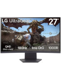 Monitor Gaming Curvo LG UltraGear 27GS60QC-B 27"/ QHD/ 1ms/ 180Hz/ VA/ Negro