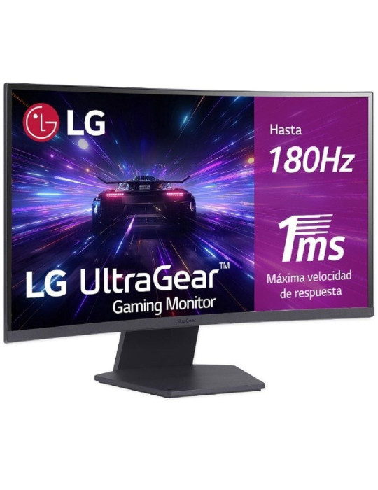 Monitor Gaming Curvo LG UltraGear 27GS60QC-B 27"/ QHD/ 1ms/ 180Hz/ VA/ Negro