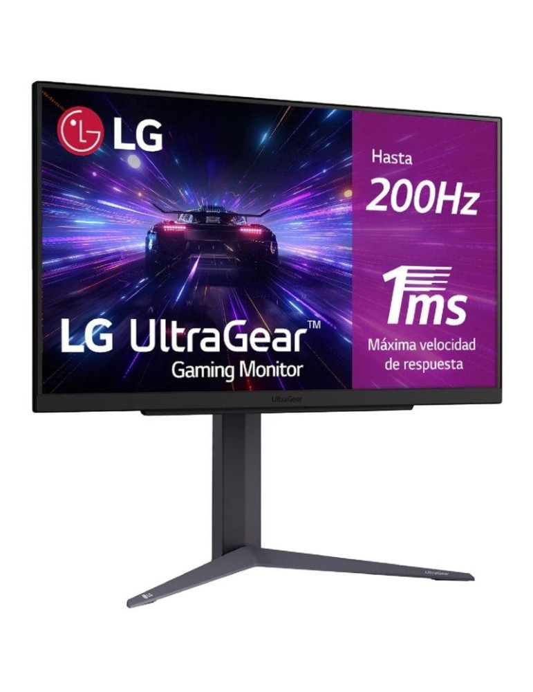 Monitor Gaming LG UltraGear 27GS75Q-B 27"/ QHD/ 1ms/ 200Hz/ IPS/ Regulable en Altura/ Negro