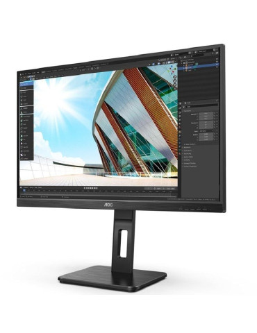 Monitor Profesional AOC 27P2Q 27"/ Full HD/ Multimedia/ Regulable en altura/ Negro 2