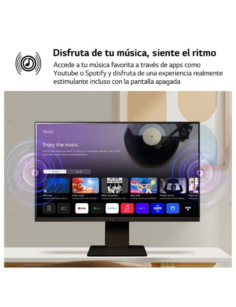 Smart Monitor LG MyView 27SR50F-B 27"/ Full HD/ Multimedia/ Smart TV/ Negro