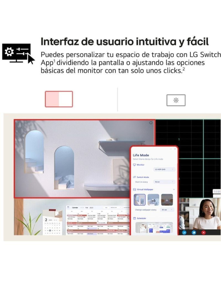 Monitor Polivalente LG UltraFine 27US500-W 27"/ 4K/ Multimedia/ Blanco