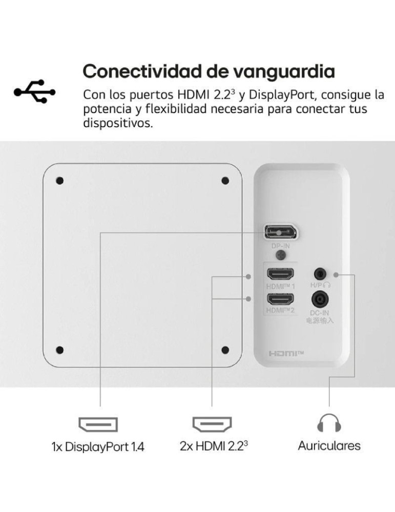 Monitor Polivalente LG UltraFine 27US500-W 27"/ 4K/ Multimedia/ Blanco
