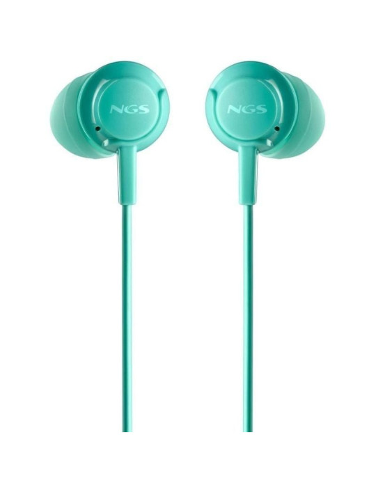 Auriculares Intrauditivos NGS Cross Drift/ con Micrófono/ Jack 3.5/ Verdes