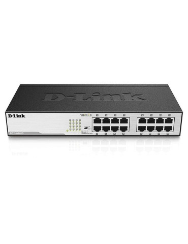 Switch D-Link DGS-1016D 16 Puertos/ RJ-45 Gigabit 10/100/1000 2