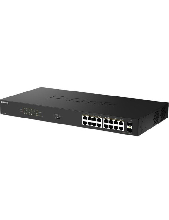 Switch D-Link DGS-1018P/E 18 Puertos/ RJ-45 Gigabit 10/100/1000 PoE/ SFP