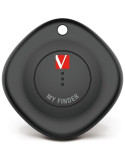 Localizador Verbatim My Finder Bluetooth Tracker MYF-01 compatible con Apple/ Incluye Llavero y Pila/ Negro