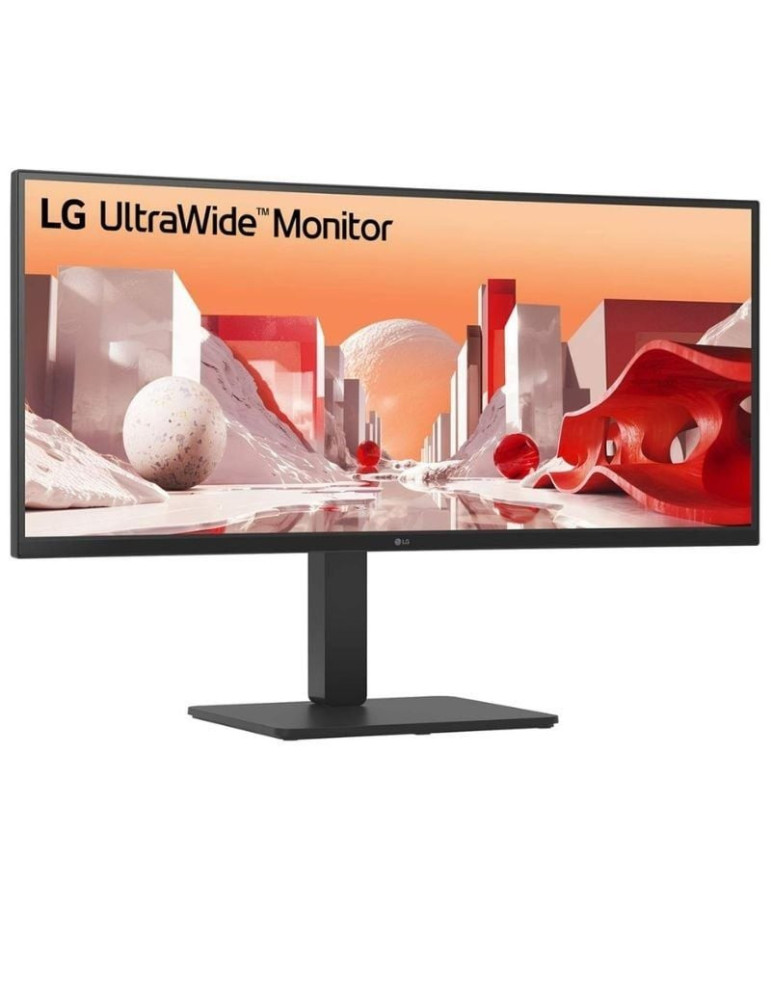 Monitor Profesional Ultrapanorámico Curvo LG UltraWide 34BA75QE-B 34"/ WQHD/ Multimedia/ Regulable en altura/ Negro