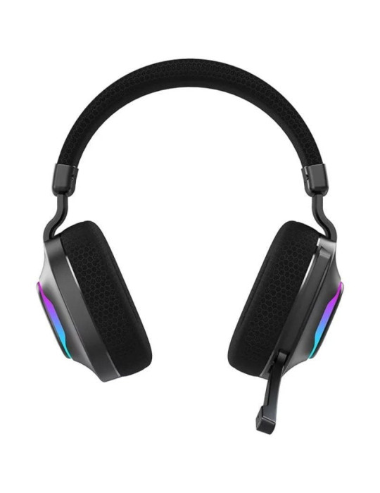 Auriculares Gaming Inalámbricos con Micrófono Hiditec Vortex ARGB/ Jack 3.5/ Bluetooth/ Negros