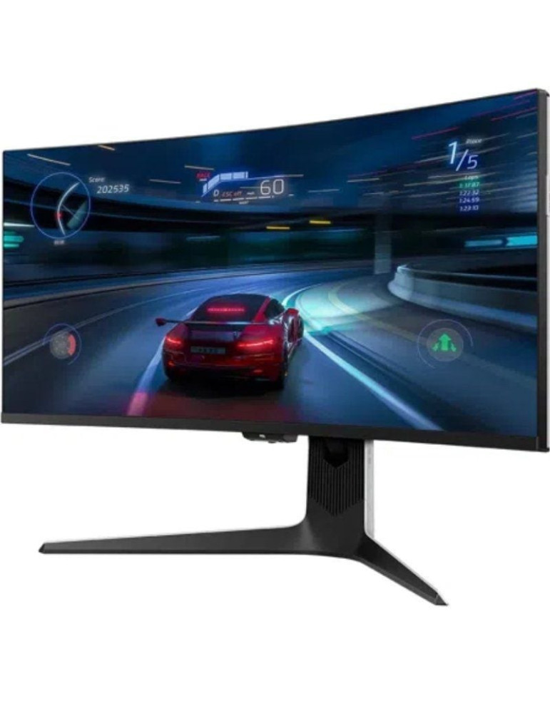 Monitor Gaming Curvo TCL 34R83Q 34"/ WQHD/ 1ms/ 170Hz/ QLED/ Regulable en altura/ Blanco y Negro