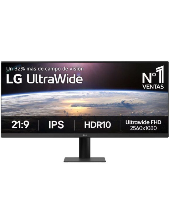 Monitor Profesional Ultrapanorámico LG UltraWide 34U511A-B 34"/ UWFHD/ Negro