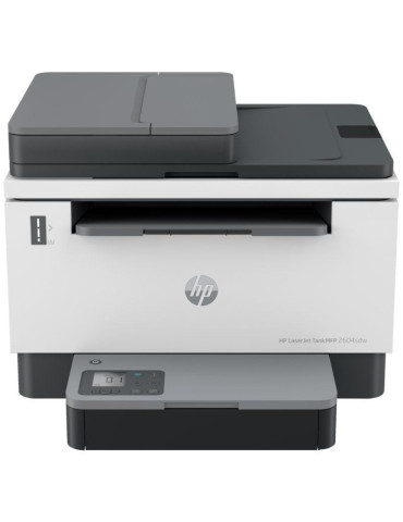 Multifunción Recargable Láser Monocromo HP Laserjet Tank 2604SDW/ WiFi/ Dúplex/ ADF/ Blanca y Negra