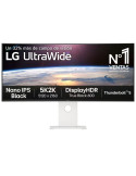 Monitor Gaming Ultraparonámico Curvo LG UltraGear 40U990A-W 40"/ 5K2K/ Multimedia/ 1ms/ 120Hz/ IPS/ Regulable en altura/ Blanco