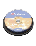 DVD-R Verbatim Advanced AZO 16X/ Tarrina-10uds