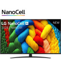 Televisor LG NanoCell 43NANO81A6A 43"/ Ultra HD 4K/ Smart TV/ WiFi