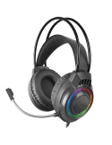 Auriculares Gaming con Micrófono Mars Gaming MH124/ Jack 3.5/ Negros
