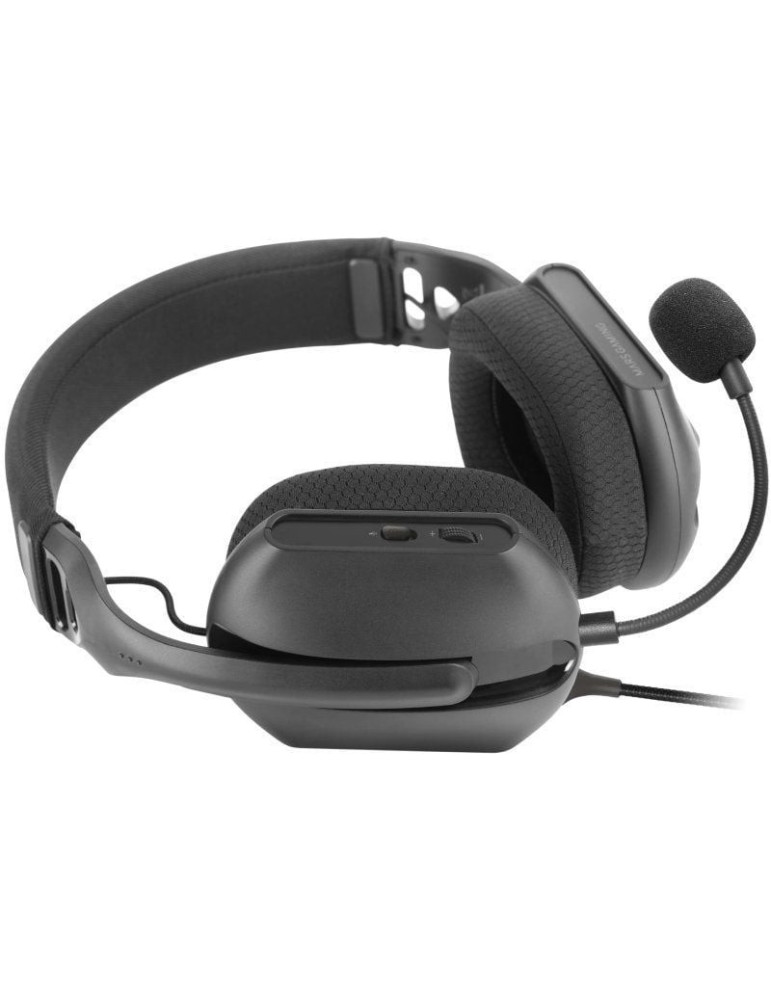 Auriculares Gaming con Micrófono Mars Gaming MH-PRO/ Jack 3.5/ USB/ Negros
