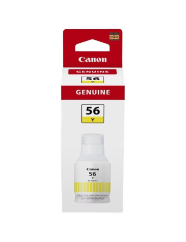 Botella de Tinta Original Canon GI-56/ Amarilla 2
