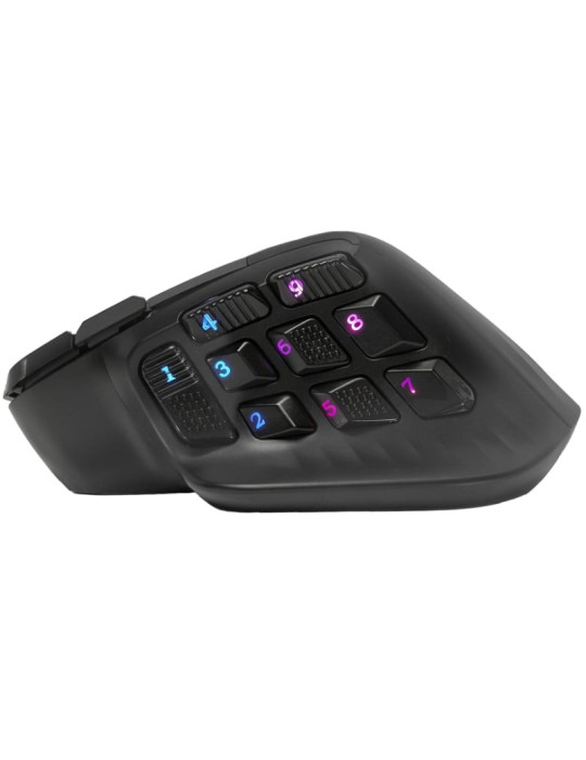 Ratón Gaming Mars Gaming MMW-HEX16/ Batería Recargable/ Hasta 24000 DPI