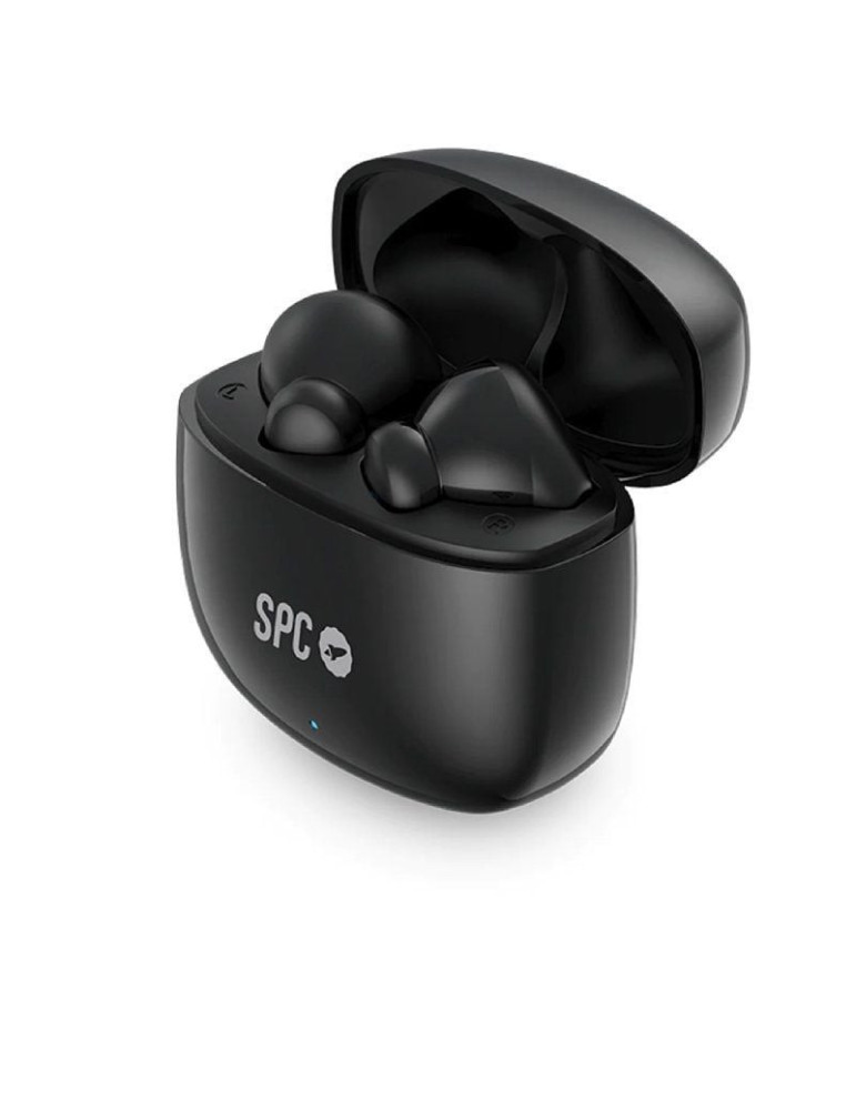 Auriculares Bluetooth SPC Zion 2 Play con estuche de carga/ Autonomía 7h/ Negros