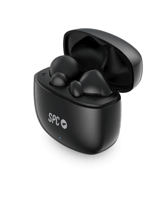 Auriculares Bluetooth SPC Zion 2 Play con estuche de carga/ Autonomía 7h/ Negros