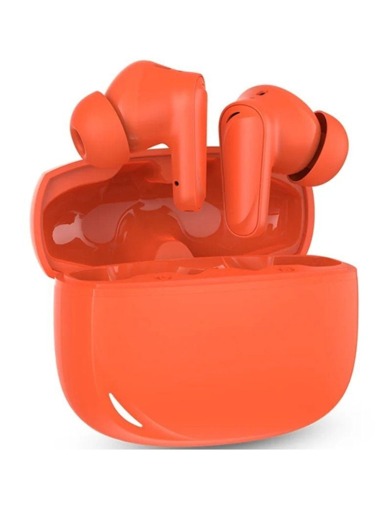 Auriculares Bluetooth SPC Boost Buds con estuche de carga/ Autonomía 7.5h/ Rojos