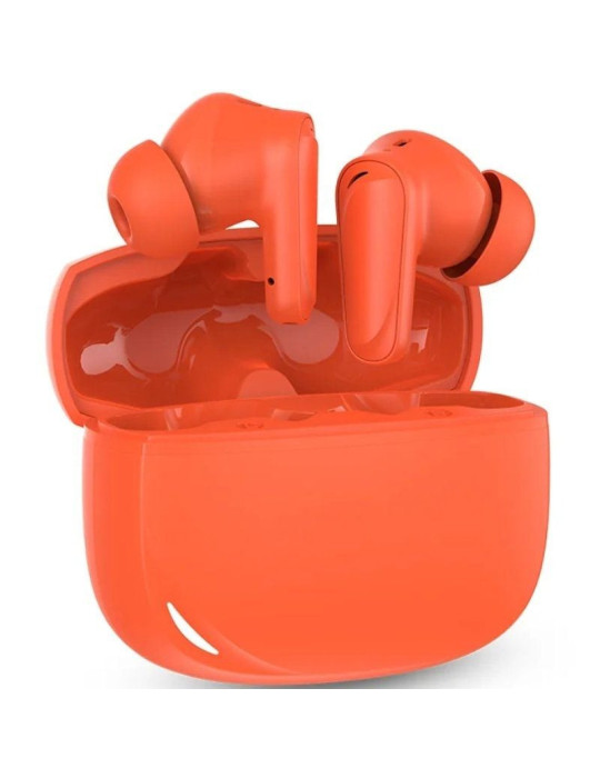 Auriculares Bluetooth SPC Boost Buds con estuche de carga/ Autonomía 7.5h/ Rojos