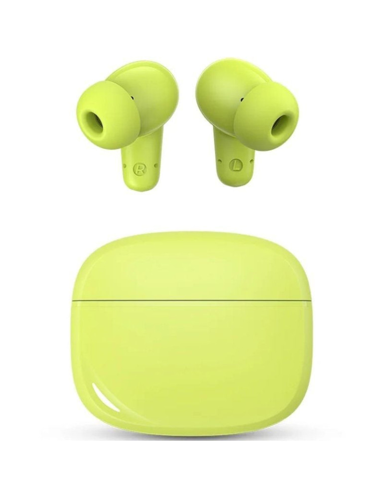 Auriculares Bluetooth SPC Boost Buds con estuche de carga/ Autonomía 7.5h/ Verde Lima