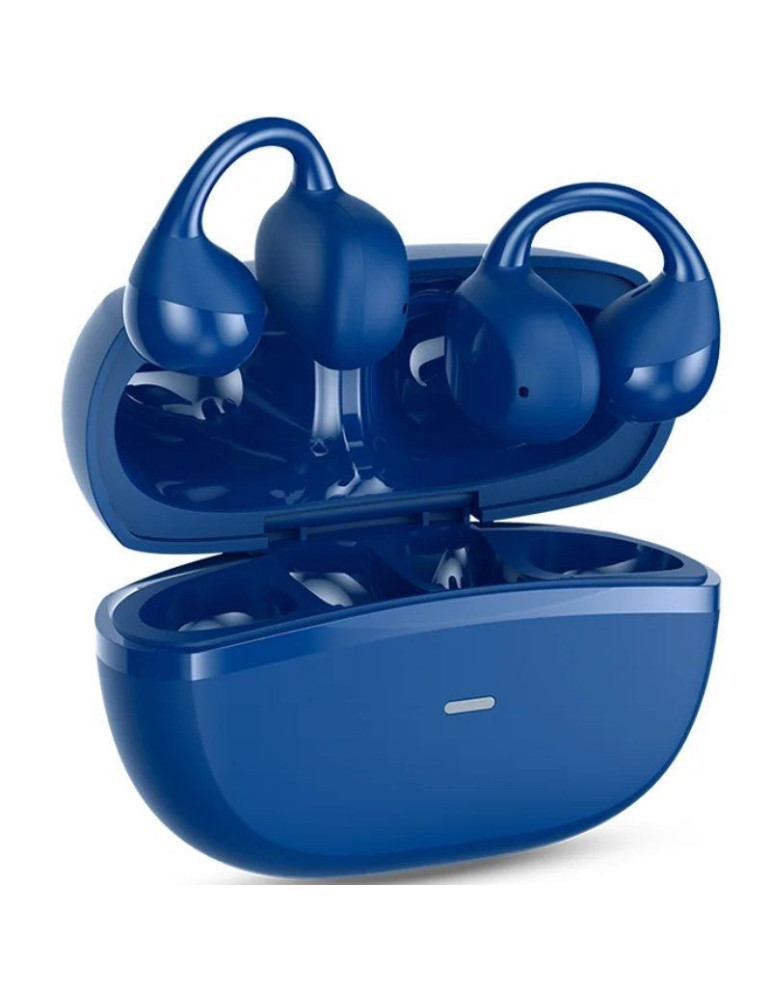 Auriculares Bluetooth SPC Boost Clip con estuche de carga/ Autonomía 6h/ Azules