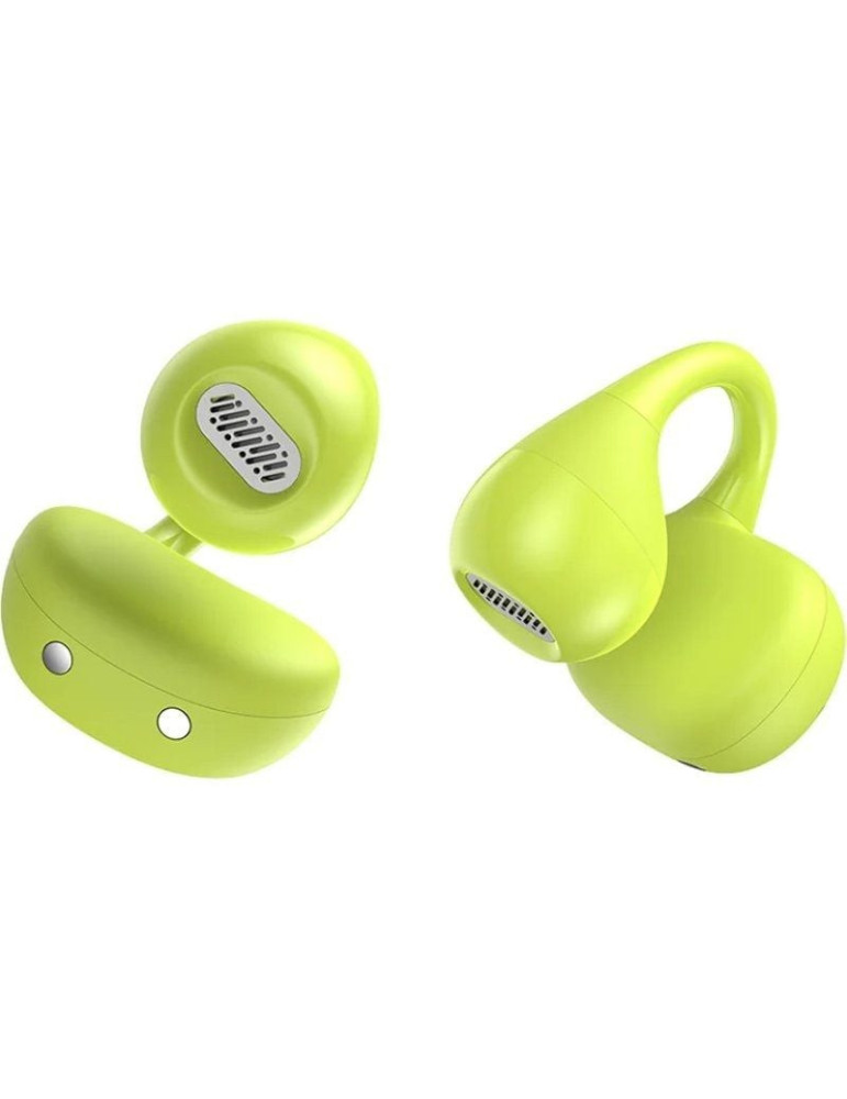 Auriculares Bluetooth SPC Boost Clip con estuche de carga/ Autonomía 6h/ Verdes Lima