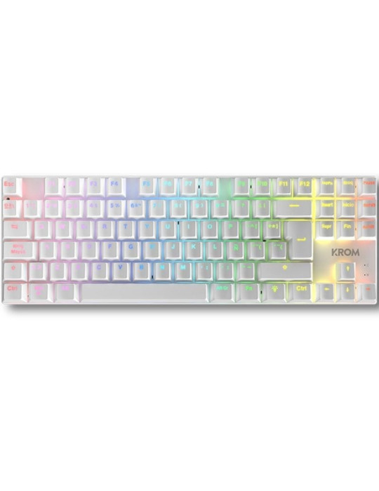 Pack Gaming Krom Klass/ Teclado RGB + Ratón Óptico RGB + Alfombrilla + Auriculares RGB