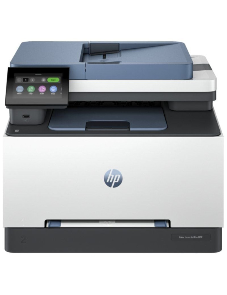 Multifunción Láser Color HP LaserJet Pro MFP 3302FDN Fax/ Dúplex/ Blanca y Azul
