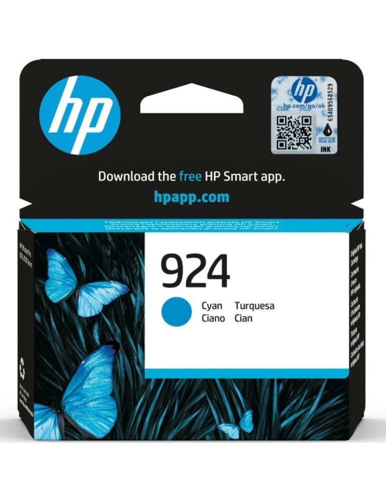 Cartucho de Tinta Original HP n 924/ Cian