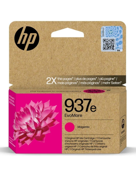 Cartucho de Tinta Original HP n 937e EvoMore/ Magenta