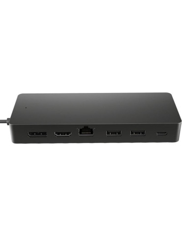Docking USB Tipo-C HP 50H55UT/ 1xUSB Tipo-C/ 2xUSB/ 1xHDMI 4K/ 1xDisplayPort/ 1xRJ45/ 1xUSB Tipo-C PD/ Negro y Azul 2