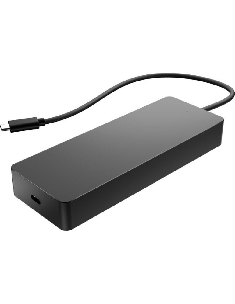 Docking USB Tipo-C HP 50H55UT/ 1xUSB Tipo-C/ 2xUSB/ 1xHDMI 4K/ 1xDisplayPort/ 1xRJ45/ 1xUSB Tipo-C PD/ Negro y Azul
