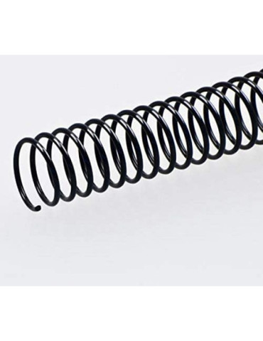 Espirales Metálicas Fellowes 5110401/ Hasta 80 A4/ 100 unidades/ Negras 2