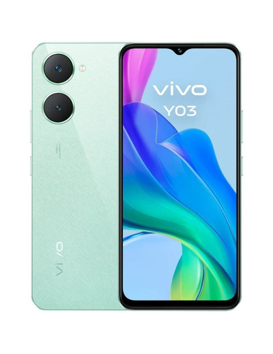 Smartphone Vivo Y03 4GB/ 128GB/ 6.56"/ Verde Gema