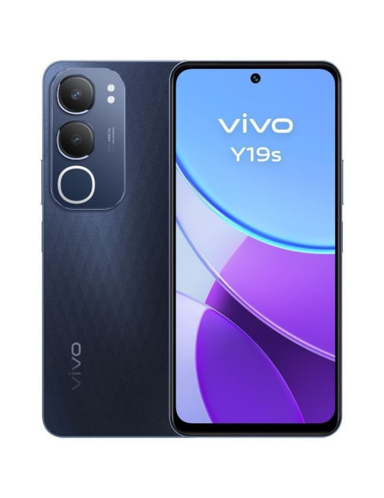 Smartphone Vivo Y19s 8GB/ 256GB/ 6.68"/ Negro Obsidiana