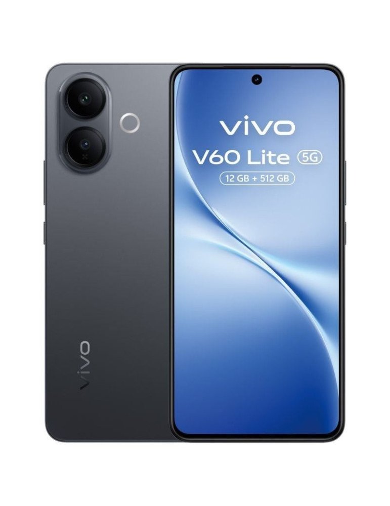 Smartphone Vivo V60 Lite 12GB/ 512GB/ 6.77"/ 5G/ Negro