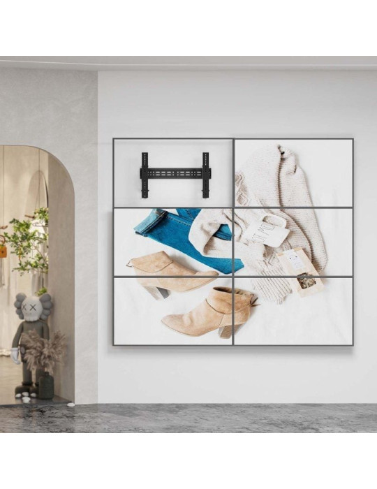 Soporte de Pared para Videowall Nivelable Aisens VW70LPO-255 para TV de 37-70"/ hasta 70kg