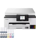 Multifunción Recargable Canon MAXIFY GX1050 MegaTank 3 en 1 WiFi/ Dúplex/ Pack impresora + consumibles XL/ Blanca