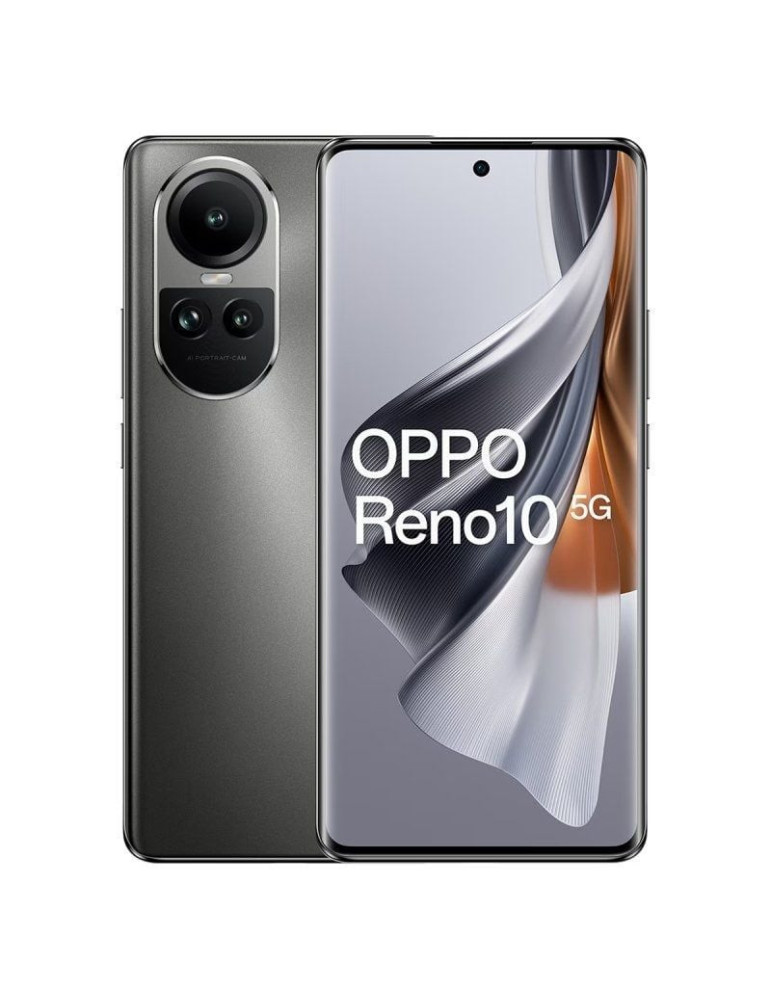 Smartphone Oppo Reno 10 8GB/ 256GB/ 6.7"/ 5G/ Gris Plateado