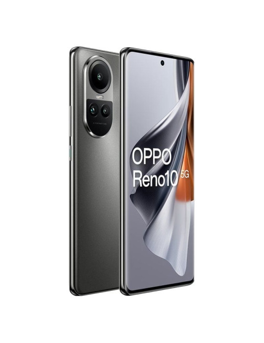 Smartphone Oppo Reno 10 8GB/ 256GB/ 6.7"/ 5G/ Gris Plateado