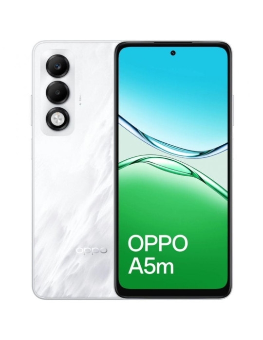 Smartphone Oppo A5M 8GB/ 256GB/ 6.67"/ Blanco Niebla