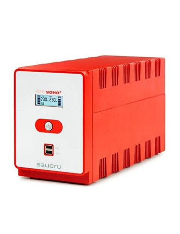 SAI Línea Interactiva Salicru SPS 1200 SOHO+ IEC/ 1200VA-720W/ 6 Salidas/ Formato Torre