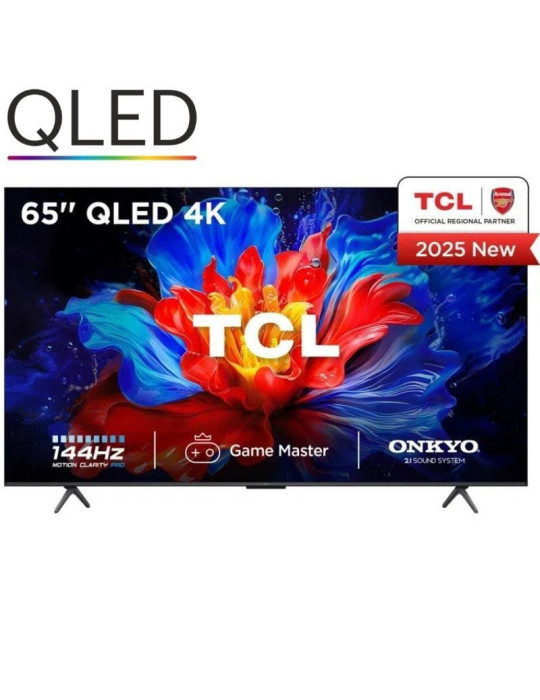 Televisor TCL QLED 65P8K 65"/ Ultra HD 4K/ Smart TV/ WiFi