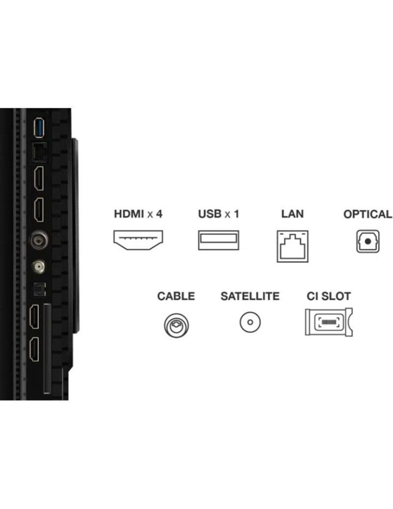 Televisor TCL QLED 65P8K 65"/ Ultra HD 4K/ Smart TV/ WiFi